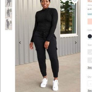 BRAND NEW fabletics Kylie Cargo Joggers